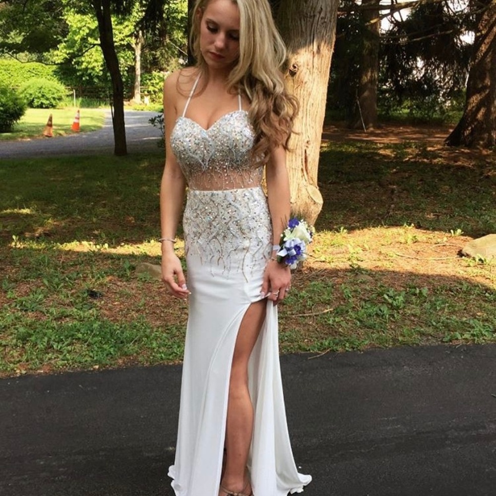 TERANI Couture dress, Johnathan Kayne heels,clutch